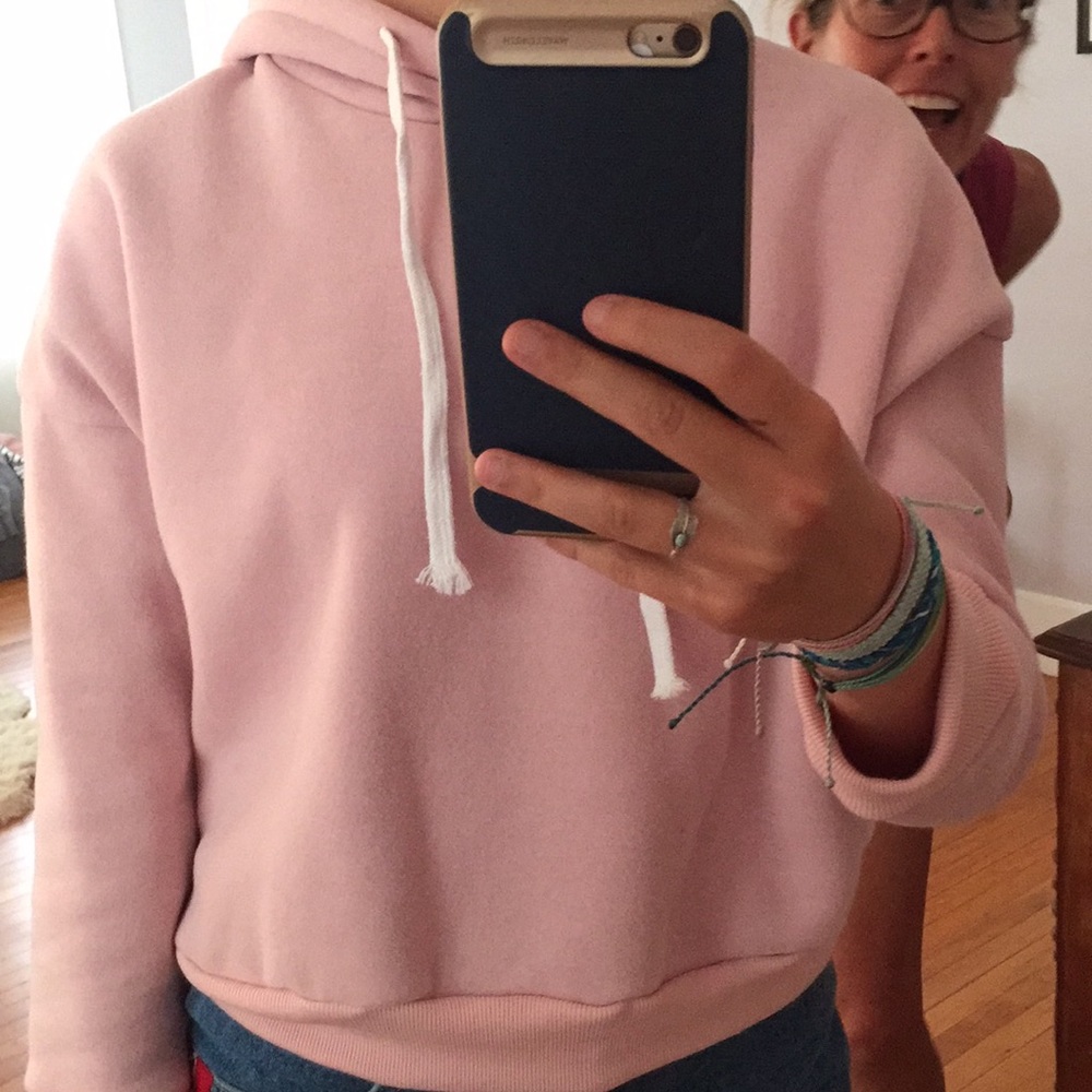 Pink sweatshirt